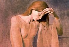 Nacidos para amar Mujer pensativa (Montserrat Gudiol)