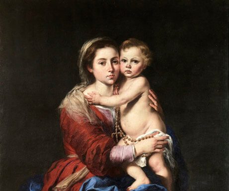 Nacido de mujer (Gál 4) La Virgen de Rosario. Bartolomé Esteban Murillo. Museo del Prado