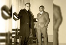 Abelardo-P. Llorente, la amistad de dos almas gemelas Abelardo con el P. Llorente en 1973
