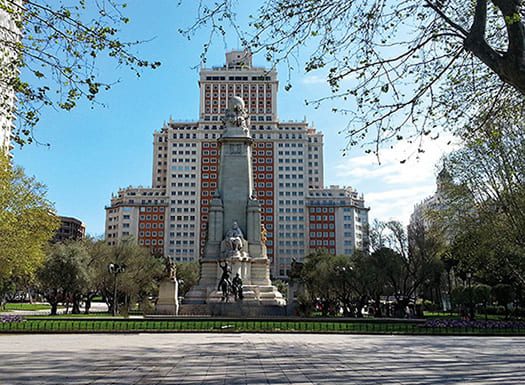 Nunca pensé dedicarme al mundo de la empresa Plaza de España, Madrid