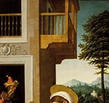 María sale a nuestro encuentro La Visitación / San Jerónimo penitente. CORREA DE VIVAR, JUAN. Museo Nacional del Prado.