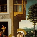María sale a nuestro encuentro La Visitación / San Jerónimo penitente. CORREA DE VIVAR, JUAN. Museo Nacional del Prado.