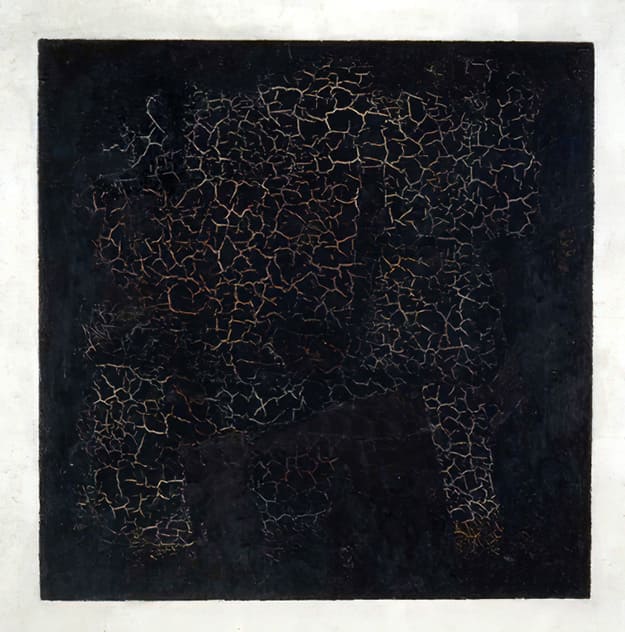Cuadro Negro (1915) Kazimir Malévich (1879-1935). Óleo sobre lienzo, 79,5 cm x 79,5 cm. Estilo supramatismo, arte abstracto.
