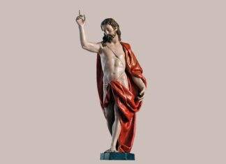 Resucitar en clave de «fi» Escultura policromada de Cristo resucitado (1615) de Gregorio Fernández, conservada en el Museo Goya de Zaragoza