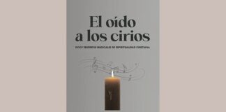 El oído a los cirios: Doce senderos musicales de espiritualidad cristiana Portada del libro El oído a los cirios de Ríos Rojas, doce senderos musicales de espiritualidad cristiana a través de la música clásica