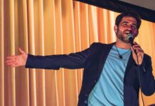 Hola, me llamo Pablo Pablo actuando en un concierto, cantautor cristiano cuya música nace de la oración y busca compartir la experiencia de Dios con los demás