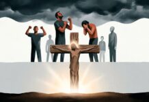 Dios y el sufrimiento Ilustración sobre el sufrimiento y la cruz, que evoca la presencia de Dios que sostiene desde abajo el dolor humano según la teología de Balthasar