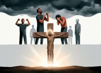 Dios y el sufrimiento Ilustración sobre el sufrimiento y la cruz, que evoca la presencia de Dios que sostiene desde abajo el dolor humano según la teología de Balthasar