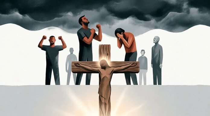 Dios y el sufrimiento Ilustración sobre el sufrimiento y la cruz, que evoca la presencia de Dios que sostiene desde abajo el dolor humano según la teología de Balthasar