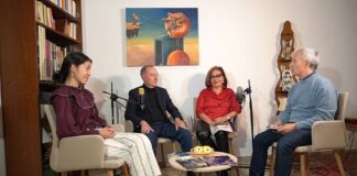 Rehumanización José Luis Cañas, Sisi Cano y Ester Tsai durante la charla sobre rehumanización en el podcast Hágase Estar