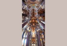 Gaudí y la catedral del siglo XXI: orgullo universal, genio español y personalidad controvertida Vista de las bóvedas del interior del templo de la Sagrada Familia, diseñadas por Antoni Gaudí, con su característica geometría hiperbólica